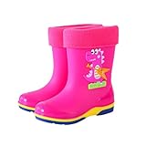 [ＬＳＤＺＷ] キッズレインブーツ 子供用 長靴 かわいい 軽量 女の子 防水シューズ 軽量 通学 通園 雨季が学校に行くの 梅雨対策 子供用 レインブーツ 学生 ピンク1裏起毛 20.0cm 子ども 防滑ソール 完全防水 ブーツウォーターシューズ 恐竜柄 子供の日