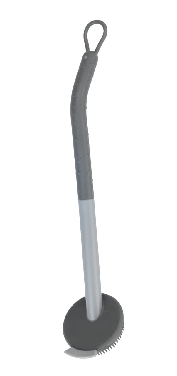 Spazzola Per Piatti Wenko Cuvo - Con Manico Ergonomico E Raschietto, Lavabile In Lavastoviglie, 31x6cm Nero - Foto 6