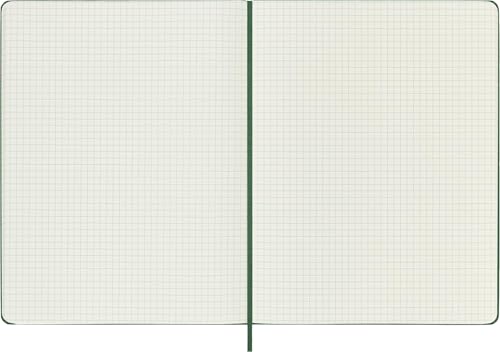 Carnet quadrillé XL vert myrte avec couverture rigide pour prise de notes - 6