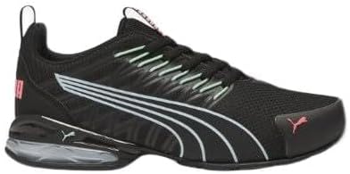PUMA Women's Voltaic Evo WMNS Shoes, Puma White/Puma Black/Pearlpink 8 M US