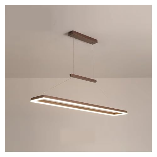 Suspension de bureau en aluminium et lustre LED rectangulaire pour une décoration raffinée
