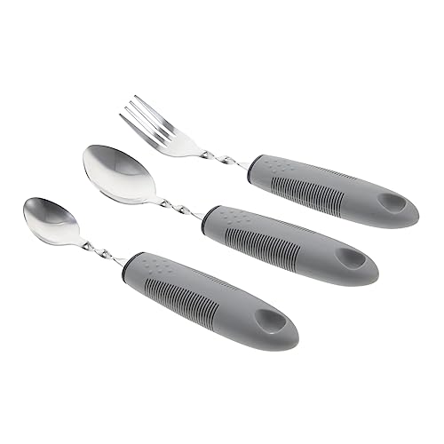 TOVINANNA Adaptive Dishes for Elderly Non-Slip Handle Lightweight and Durable for Travel