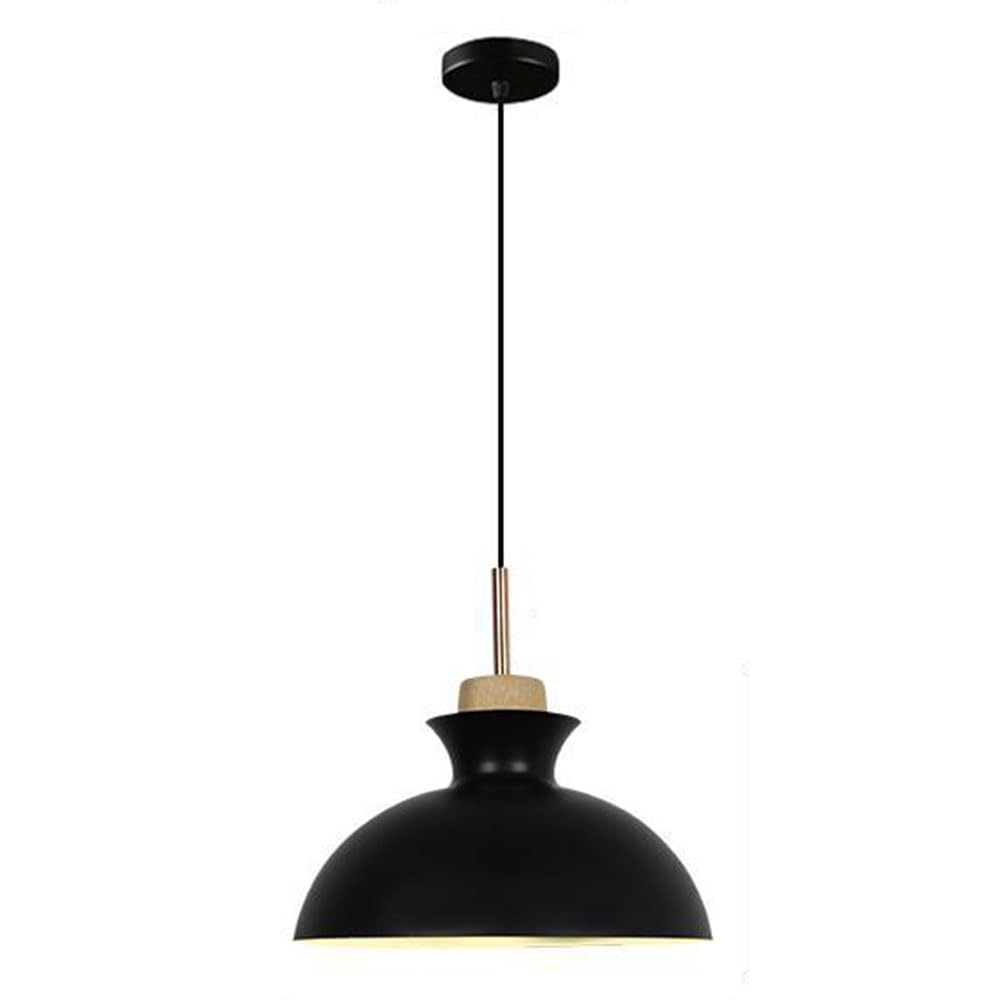 STVDEDG Macaron 11” Dome Pendant Light Nordic with Wood Hanging Lighting Fixtures Colorful Farmhouse Industrial Chandeliers Flush Mount Ceiling Chandelier Shade for Loft Coffee Kitchen Island