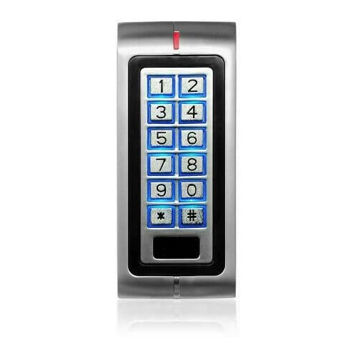 Dieffematic Tastiera Numerica Accessibile con Connessione RF, Ideale per Automazioni e Accessi, Argento, Plastica