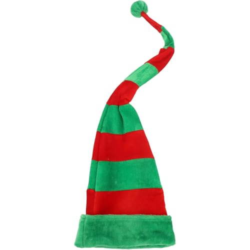 Chapeau de Noël vert malléable en fer qui reste en place pour costume enfant