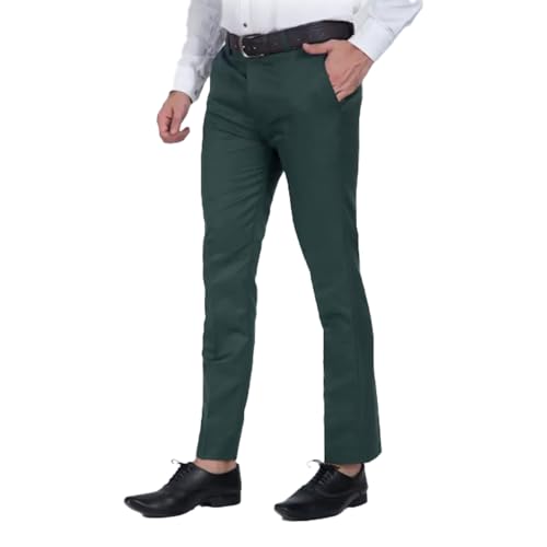 Image of Men's Formal Trouser for Men | Regular Fit Office Wear Pant | Business Casual Trousers | Comfortable Formal Pants for Office, Work