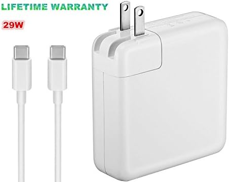 (Original Quality) 29W USB-C Power Adapter Replacement USB C AC Supply Charger Compatible with MacBook Pro Charger 12 Inch Laptop (USB-C Cable Included)