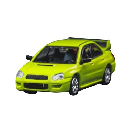 DAGIJIRD Green 1/64 Scale WRX STI Finished Car Model Display Decor bb