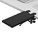 OUGIC Ergonomiczna taca przedłużająca na biurko, 30 cm x 15 cm, zacisk bez otworów, składana taca do szuflady na klawiaturę, półka na podłokietnik stołowy, podparcie ramienia łokcia komputera