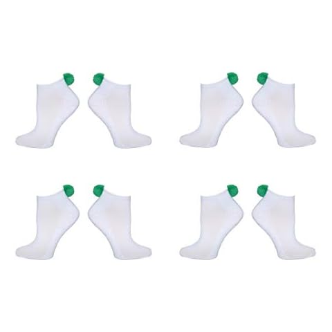 NEW! Pom Pom Lowcut Socks Women Cover