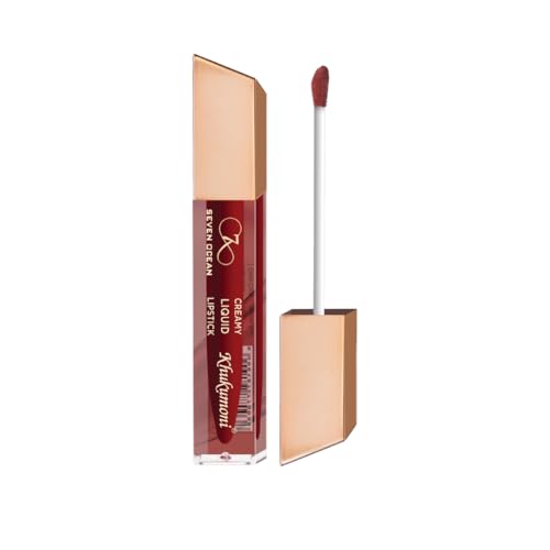 Image of Khukumoni Liquid Lipstick | Creamy Lip Color Long Lasting | Smudge Proof | Waterproof & Transfer Proof Glorious Maroon 5ml