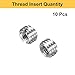 HARFINGTON 10pcs Thread Repair Inserts M8 x 1.25 Male to M5 x 0.8 Female Thread 5mm Long Stainless Steel Reducing Nuts Metric Self Tapping Sleeves Threaded Reducer Industrial Fasteners