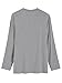 Latuza Men's Bamboo Viscose Pajama Shirt Long Sleeve Soft Sleep Top 3 Pack XL Black Deep Blue Light Gray