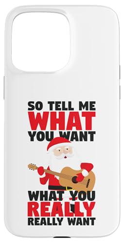 �M�^�[ Santa Tell Me What You Want ��������N���X�}�X �X�}�z�P�[�X iPhone 15 Pro Max �p
