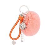 LIXSAZSE Extractor de Tarjetas de crédito Multifuncional con Llavero muñeca con pompón Felpa para Regalo Llavero Bola Felpa Suave y Elegante, Fans Coreanos