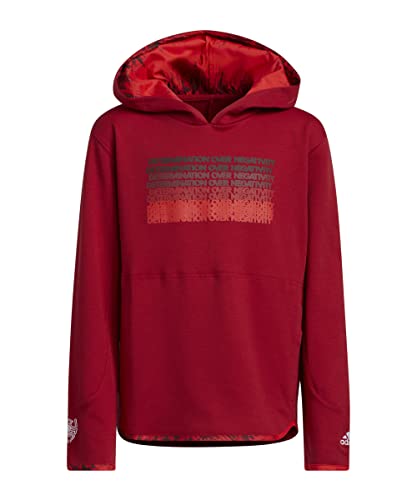 Adidas Unisex Kids Hooded Sweat Y D.O.N. Hoodie, Team Victory Red, HI0993, 140