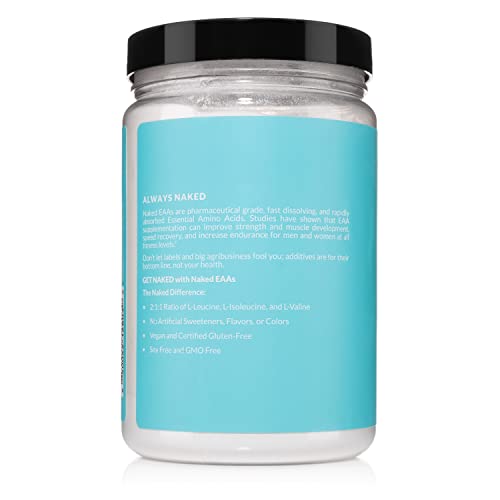 Naked Nutrition EAAS Amino Acids Powder - 50 Servings - Vegan Unflavored Essential Amino Acids 500 Grams - Instantized All Natural Eaa Powder Supplement thumb #5