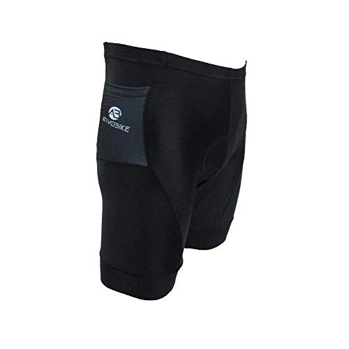 BERMUDA CICLISMO MASCULINA FORRO (PAD) GEL - PRETO M