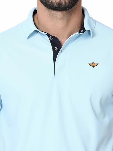 Image of STELLERS Men's Premium Polo T-Shirt Wrinkle Free Quick Dry Soft and Feather Touch Feel Regular Fit