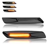 Yoegerery Car Led Side Marker Flowing Water Flicker Turn Light Compatible with BMW 1series E81 E81 E82 E87 E88 3series E90 E91 E92 E93 5series E60 E61