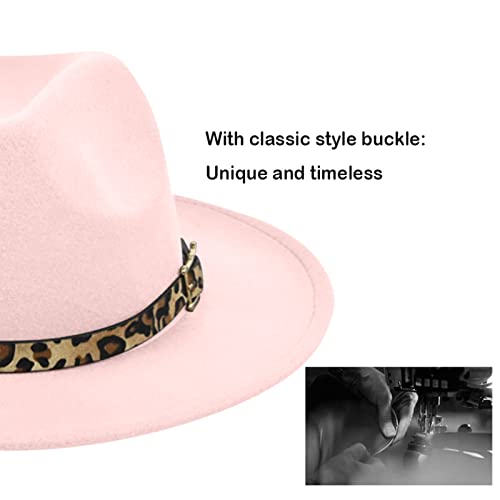 Unbekannt-Fedora-hat-Fedora-Wide-Women-s-Buckle-Belt-with-Cap-Boys-baseball-caps-10-years-old-Pink-one-size
