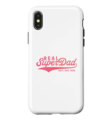 Best Dad Ever REAL Super Dad �X�}�z�P�[�X iPhone X/XS �p