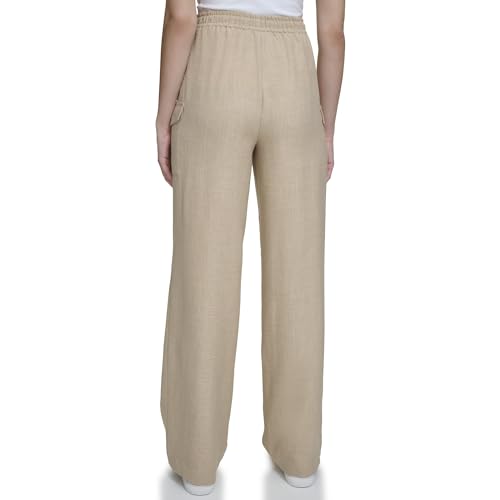 Calvin Klein Women's Woven Pull on Wide Leg Pant3