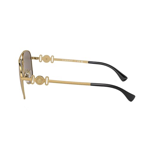 Versace Child Sunglasses Gold Frame, Brown Mirror Gold Lenses, 52MM3