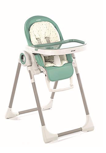Jan&eacute; Kosmic Trona Alta Compacta, Plegable, Polipiel, de 0 a 3 a&ntilde;os, 5 posiciones de...