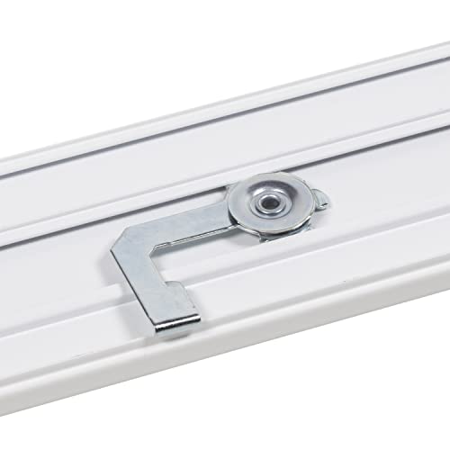VIEWTEX | Rail pour Panneau Japonais Blanc 238cm | Fabriqué en Europe | Garantie 5 Ans