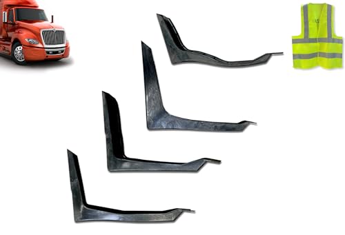 KOZAK Cabin Fairing Brackets/Mounts Set L1, L2, L3, L4 Compatible with International LT LT625, Driver Left Side, Includes Logo and Reflective Vest