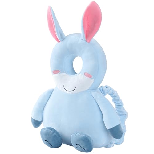 Image of Baby Head Protector Backpack - Soft & Lightweight Head Protection Pillow for Bebe Walking and Crawling(Donkey)