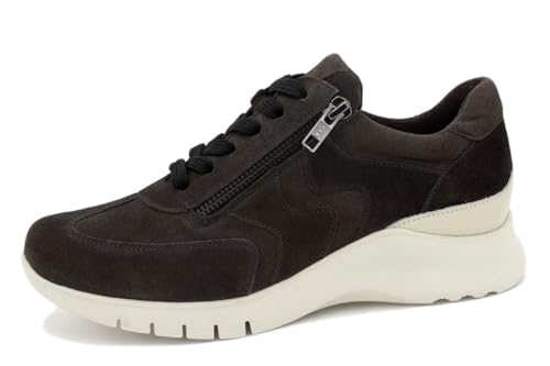 Sneaker cuir noir femme PieSanto 235701, l'élégance d'un savoir-faire artisanal