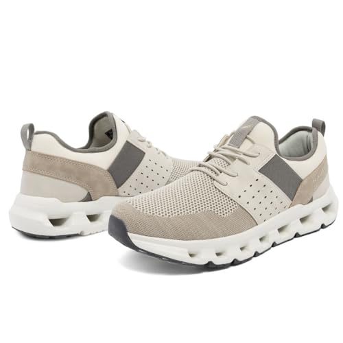 Image of Nautica Mens Running Sneakers Sport Fashion Lace-Up Athletic Soft Shoes for Gym Tennis Men - Cushioned, Breathable, Lightweight & Comfortable