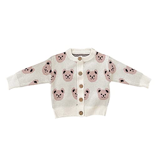 Casaco de malha para bebês recém-nascidos meninas meninos outono floral manga longa roupas casacos d