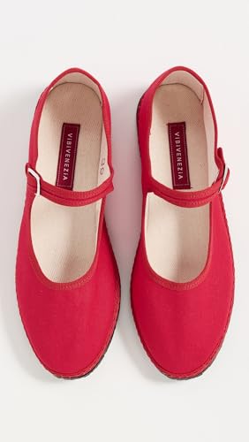 Women's Classic Linen Mary Jane Flats4