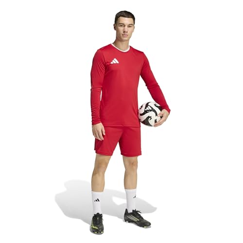 adidas Herren Entrada26 Long Sleeve Jersey Shirt, Team Power red 2/White, L – Ansicht 2