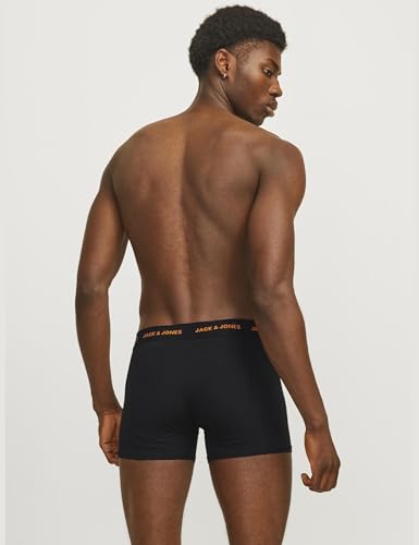 JACK&JONES Herren JACMARVIN SOLID Trunks 3 Pack Boxershorts, Black/Pack:Black-Black, L 2