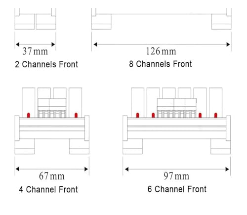 Module relais à semi-conducteurs 24-480VAC entrée basse tension 3-32VDC à commutation rapide 5A - 6
