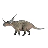 HAOLONGGOOD 1/35 サイズ スティラコサウルス 15cm級 PVC CE認証 塗装済 白亜紀 スティラコサウルス属 ケラトプス科 草食系 恐竜 フィギュア リアル 模型 プラモデル おもちゃ (ブルー)