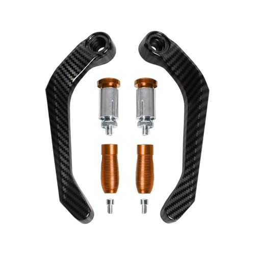 Protège-mains universel en carbone pour guidon de moto et leviers