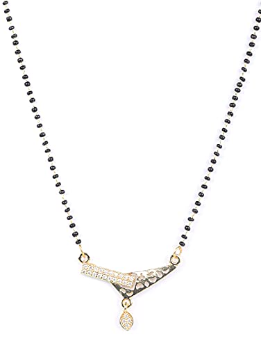 Set of 2 American Diamond Plated Mangalsutra