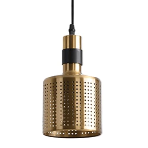 Lustre en fer noir à une tête style minimaliste suspendu pour bar