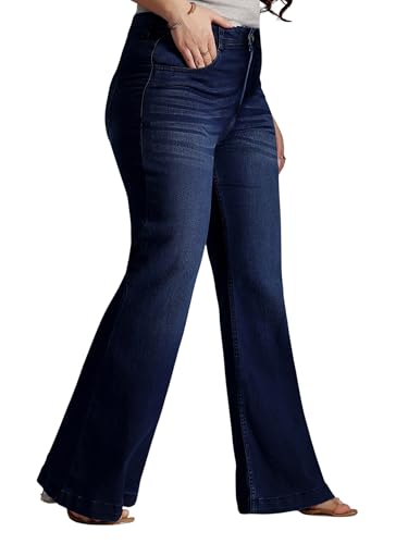 Image of Miss Chase A+ Women's Bootcut High Rise Stretchable Denim Jeans