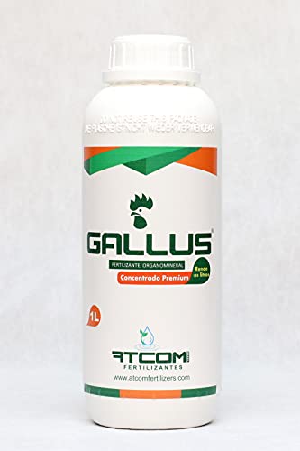 Fertilizante Organomineral Gallus Liquido Conc. 1 Lt - Frasco