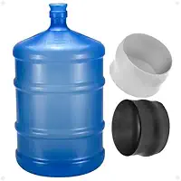 Kit Galão Para Água Mineral + Tampa Novo Vazio De 20 Litros