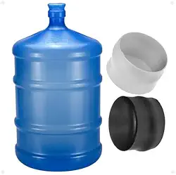 Kit Galão Para Água Mineral + Tampa Novo Vazio De 20 Litros