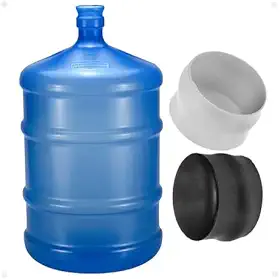 Kit Galão Para Água Mineral + Tampa Novo Vazio De 20 Litros