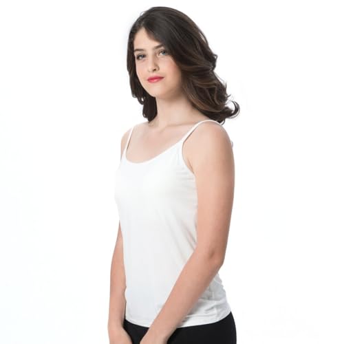 Image of Ibeauti Womens Camisoles Tops with Built in Padded Bra Basic Breathable Tank Top