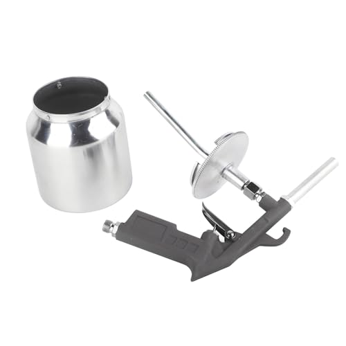 Sabbiatrice, Pistola Sabbiatrice con Contenitore in Alluminio 750cc e Corpo in Fusione di Alluminio. Pratico Ed Efficiente per Rimozione Ruggine, Sabbiatura, Lucidatura